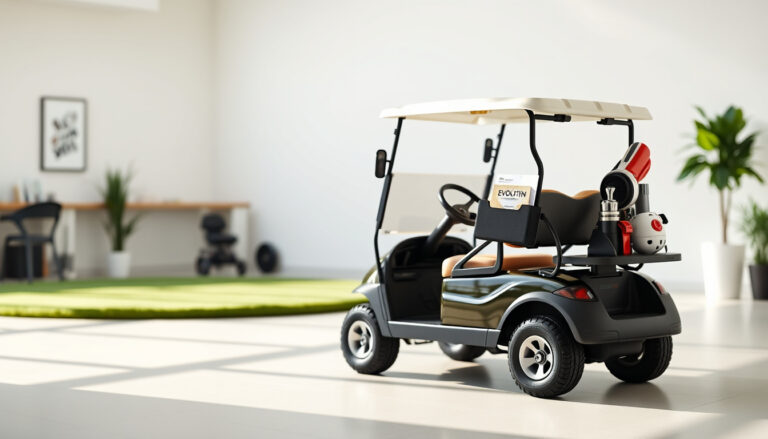 Evolution Golf Cart Scorecard Holder