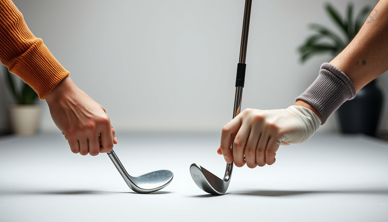 Different Ways to Grip a Golf Club