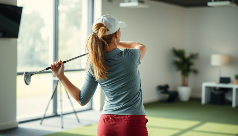 Ladies Golf Swing Slow Motion