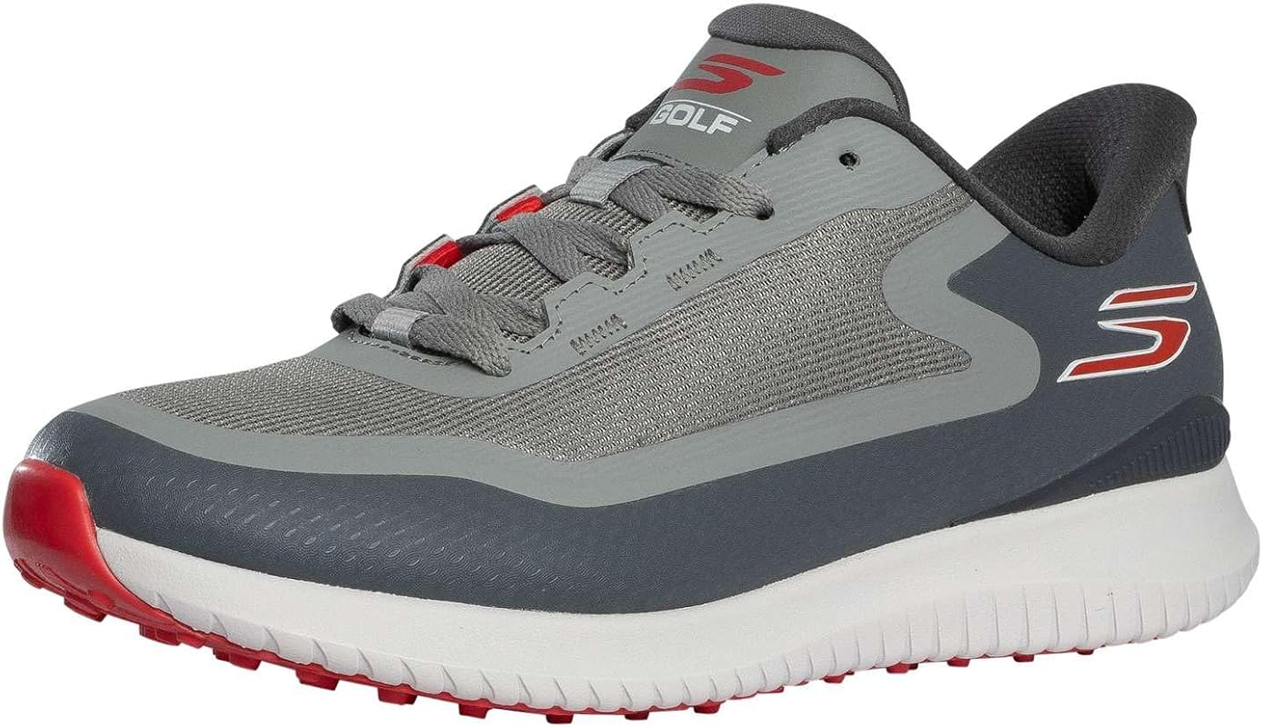 Skechers Men’s Flite Spikeless Golf Shoes, Comfortable Breathable Perf
