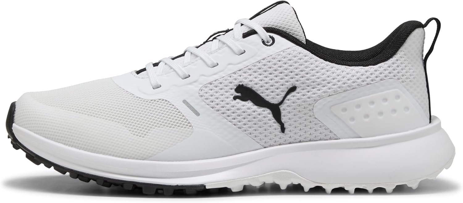 Puma Fusion Grip 6 Men’s Spikeless Golf Shoes, Lightweight Breathable 