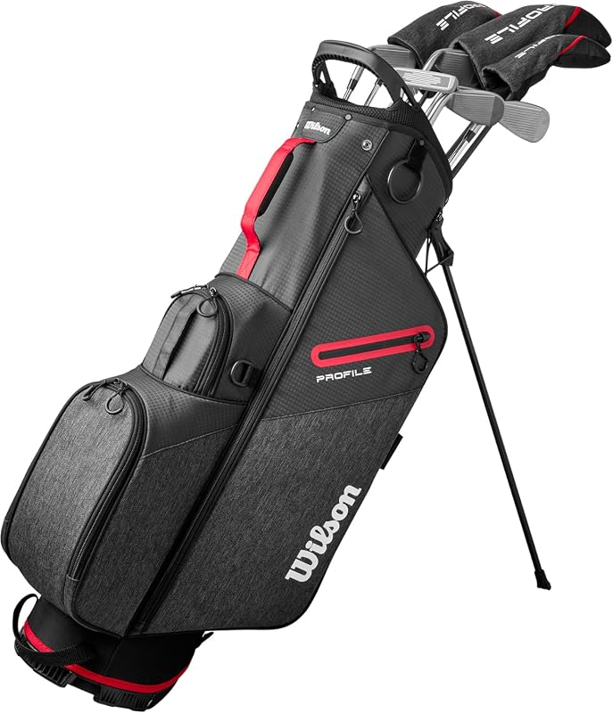 Wilson Profile Men’s Complete Golf Set with Stand Bag Regular Flex Lef