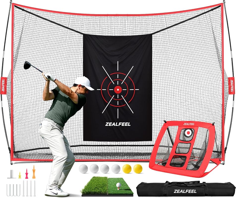 ZEALFEEL 10x7FT Golf Practice Net