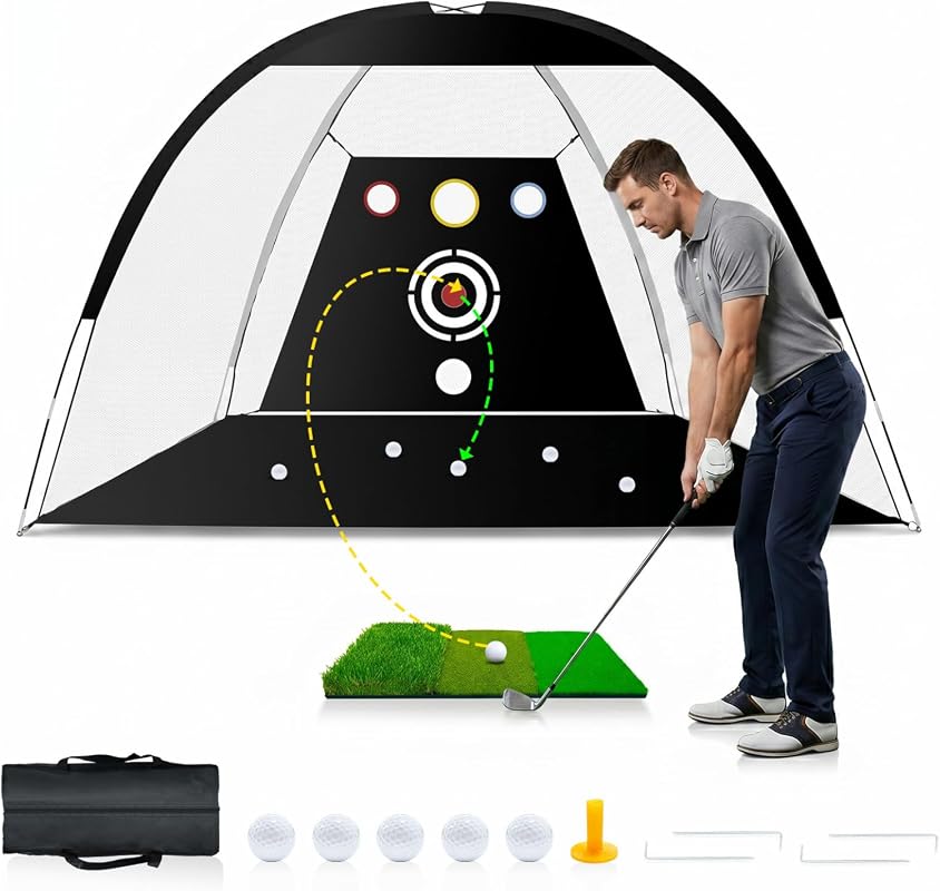 Dikutar 10x7ft Golf Practice Net
