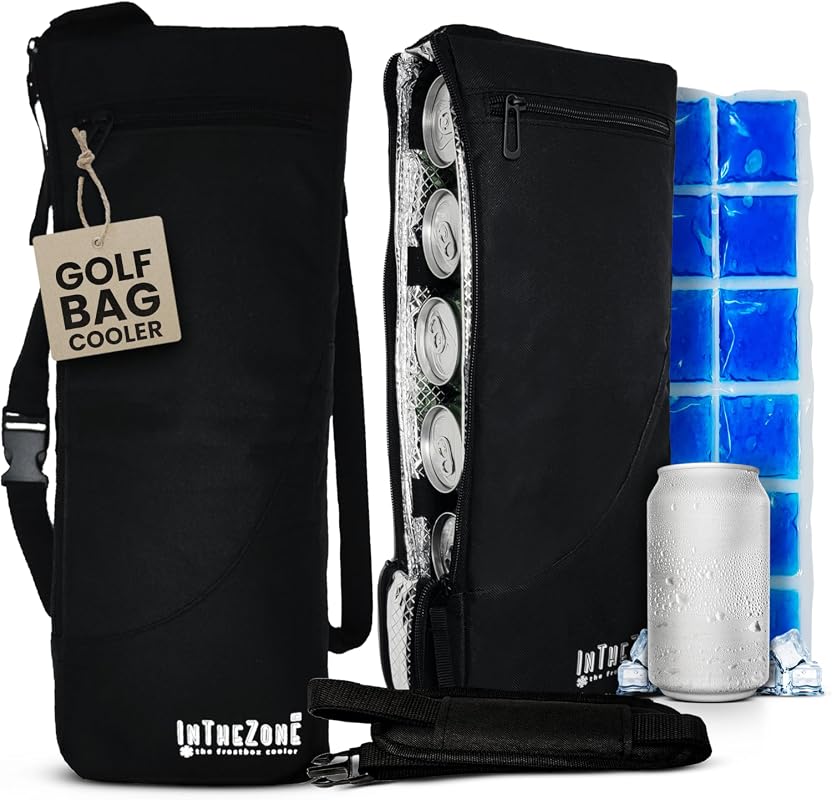 INTHEZONE Insulated Slim Golf Bag Cooler
