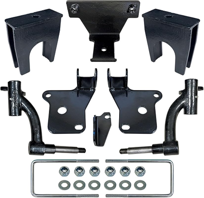 Red Hawk Adjustable Lift Kit Designed for E-Z-GO Golf Carts for Enhanc