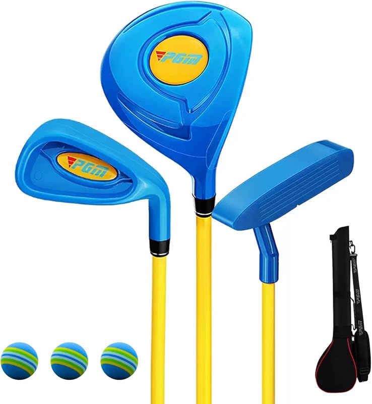 PGM Toddler and Kids Golf Club Set for Ages 2-5 Featuring Lightweight 