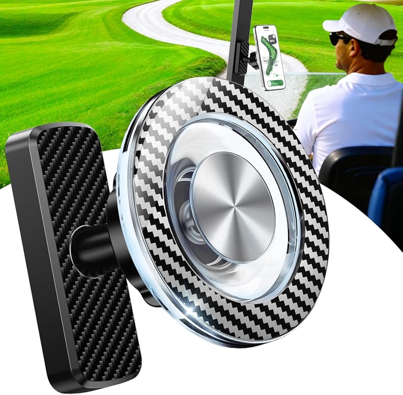 Magnetic Golf Cart Phone Holder