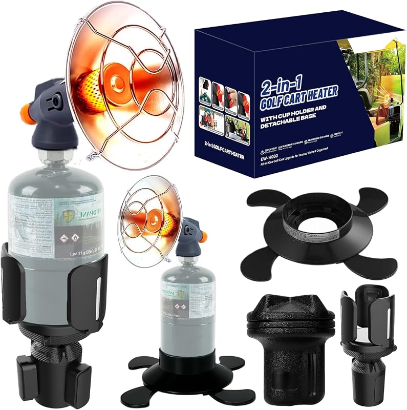 2-in-1 6800 BTU Propane Golf Cart Heater