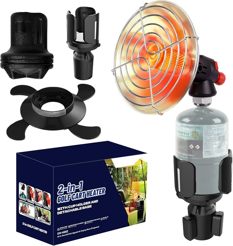 2-in-1 7200 BTU Propane Golf Cart Heater