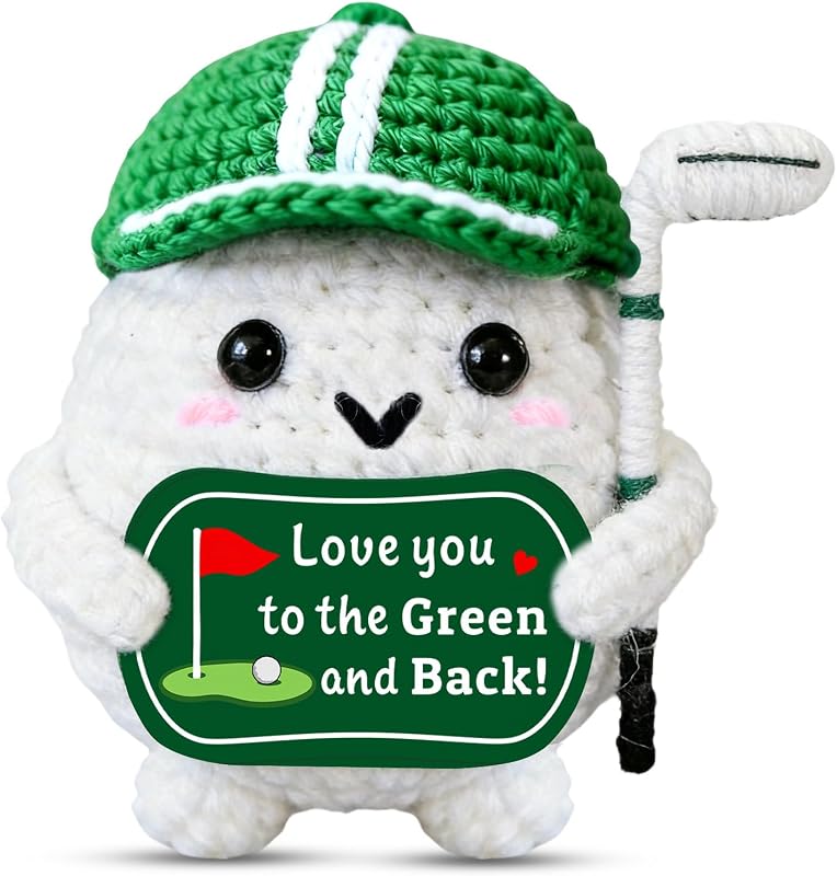 Positive Crochet Golf Gift