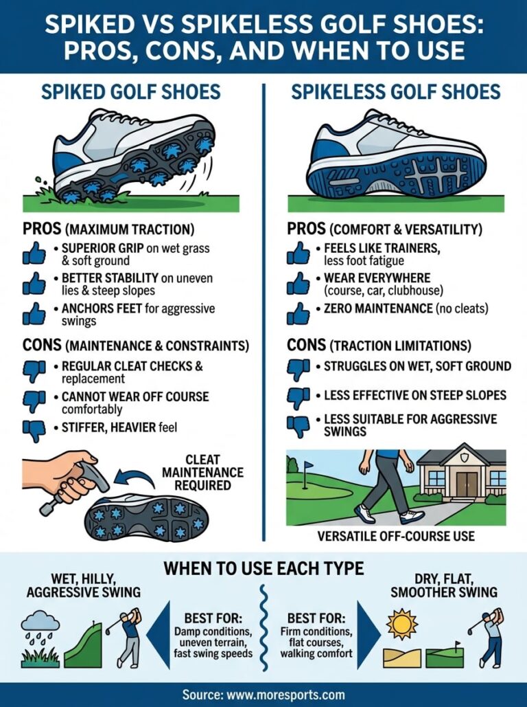 Spiked Vs Spikeless Golf Shoes